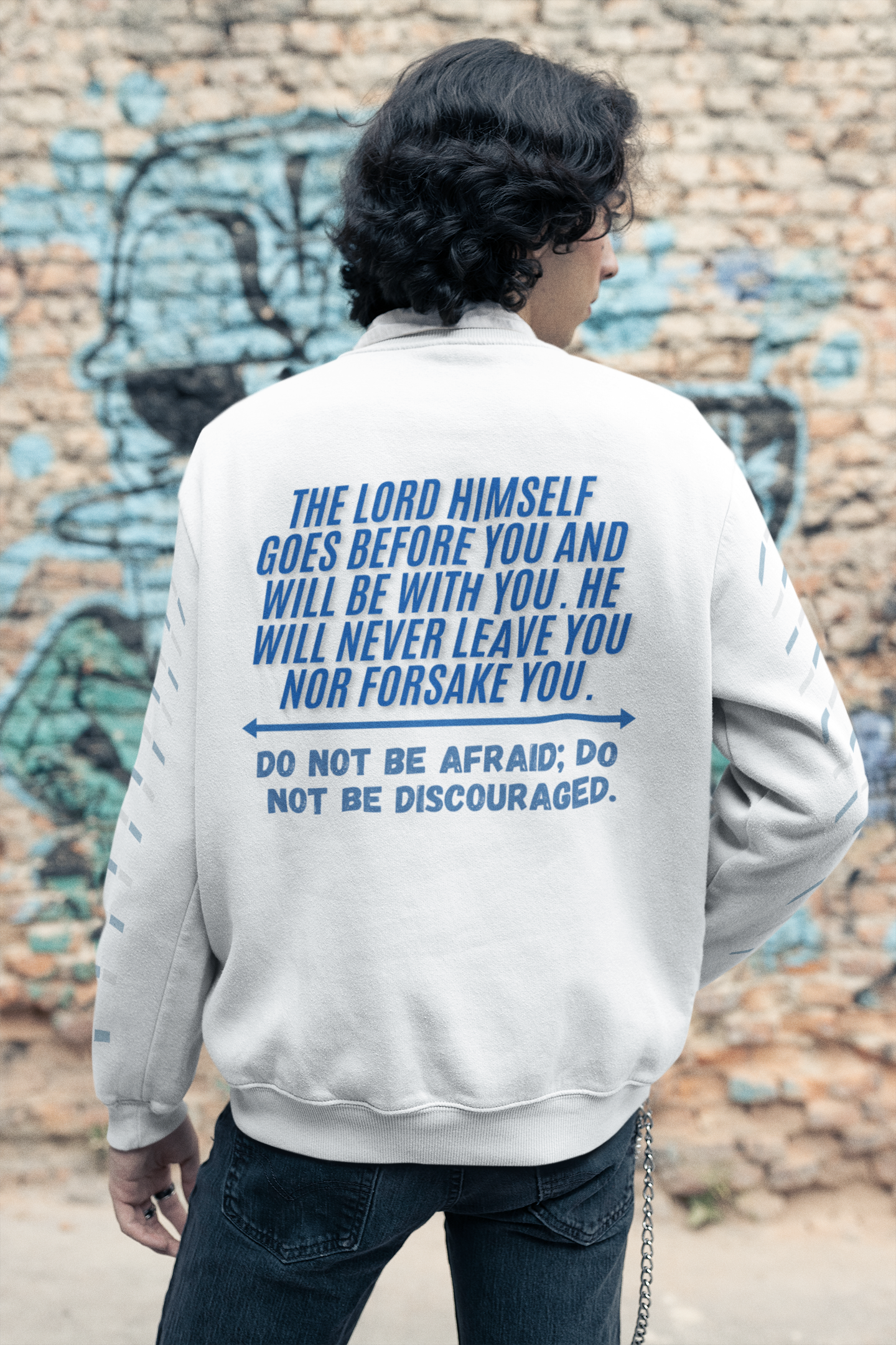 Boys Deuteronomy 31:8 | Sweatshirt