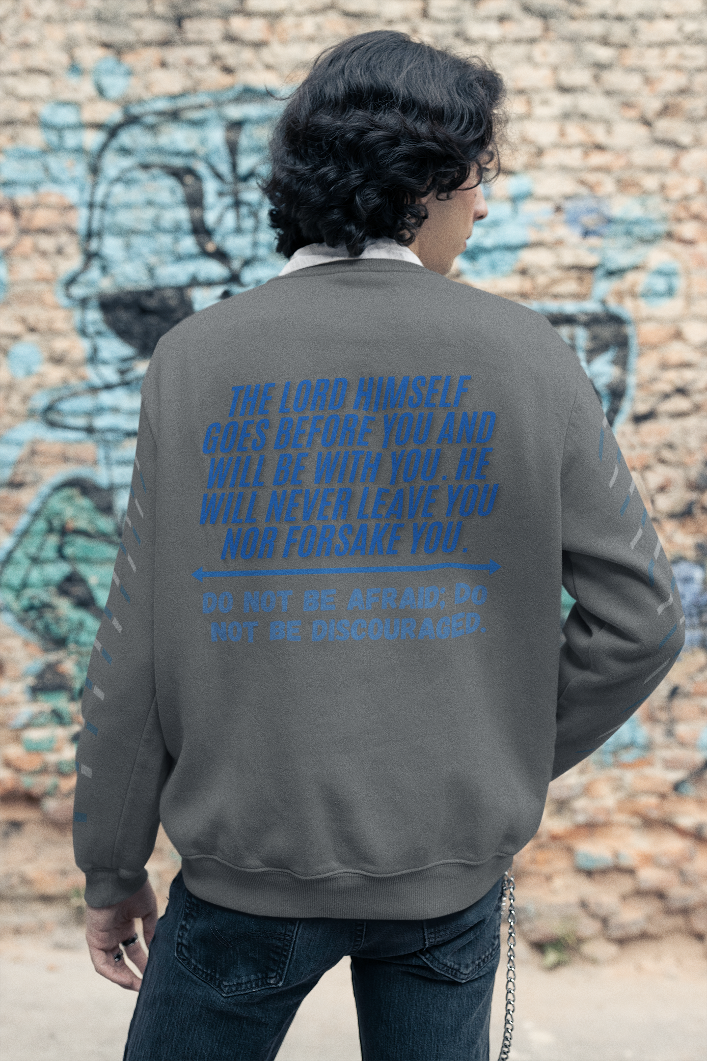 Boys Deuteronomy 31:8 | Sweatshirt