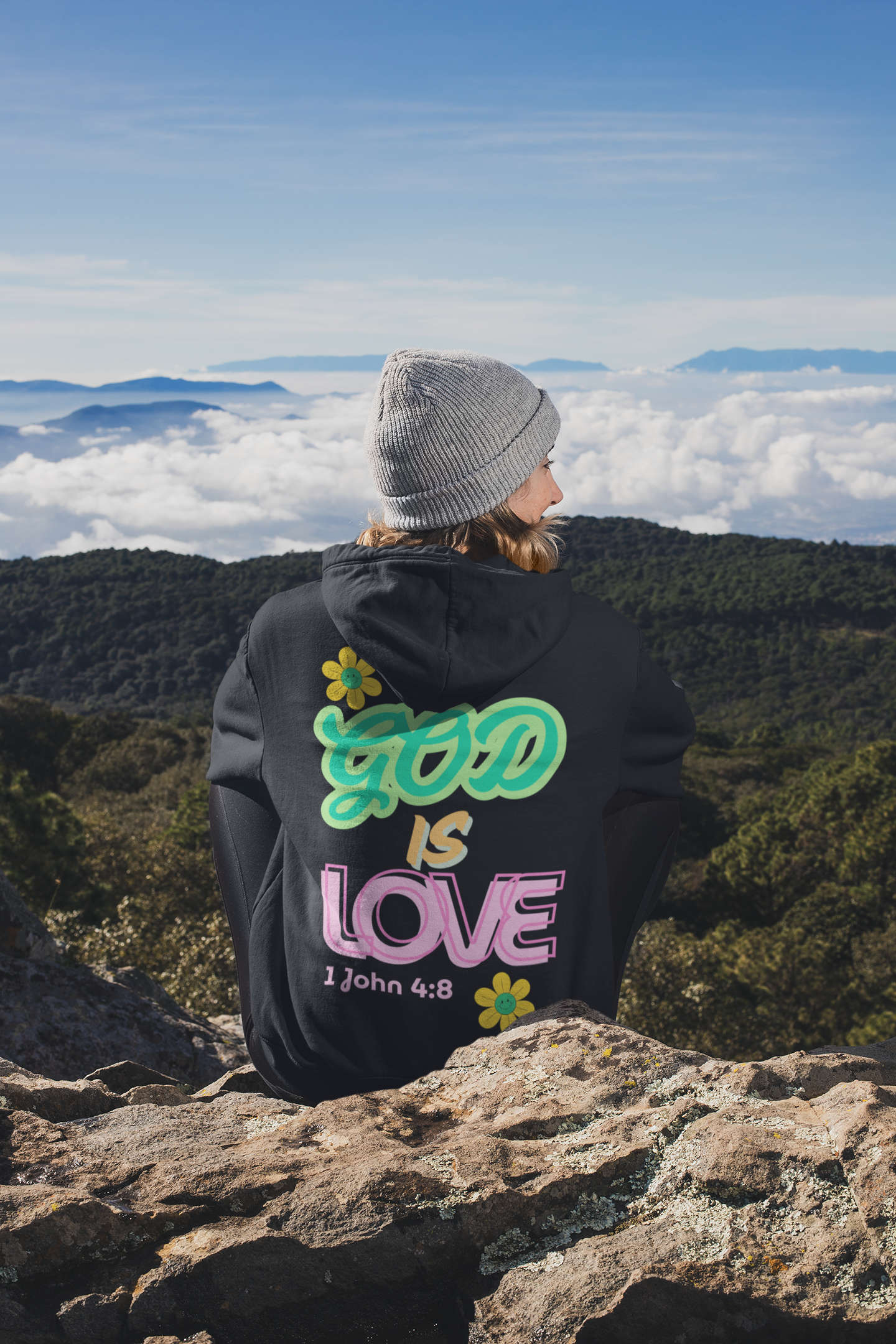 God is Love  1 John 4:8 | Hoddie