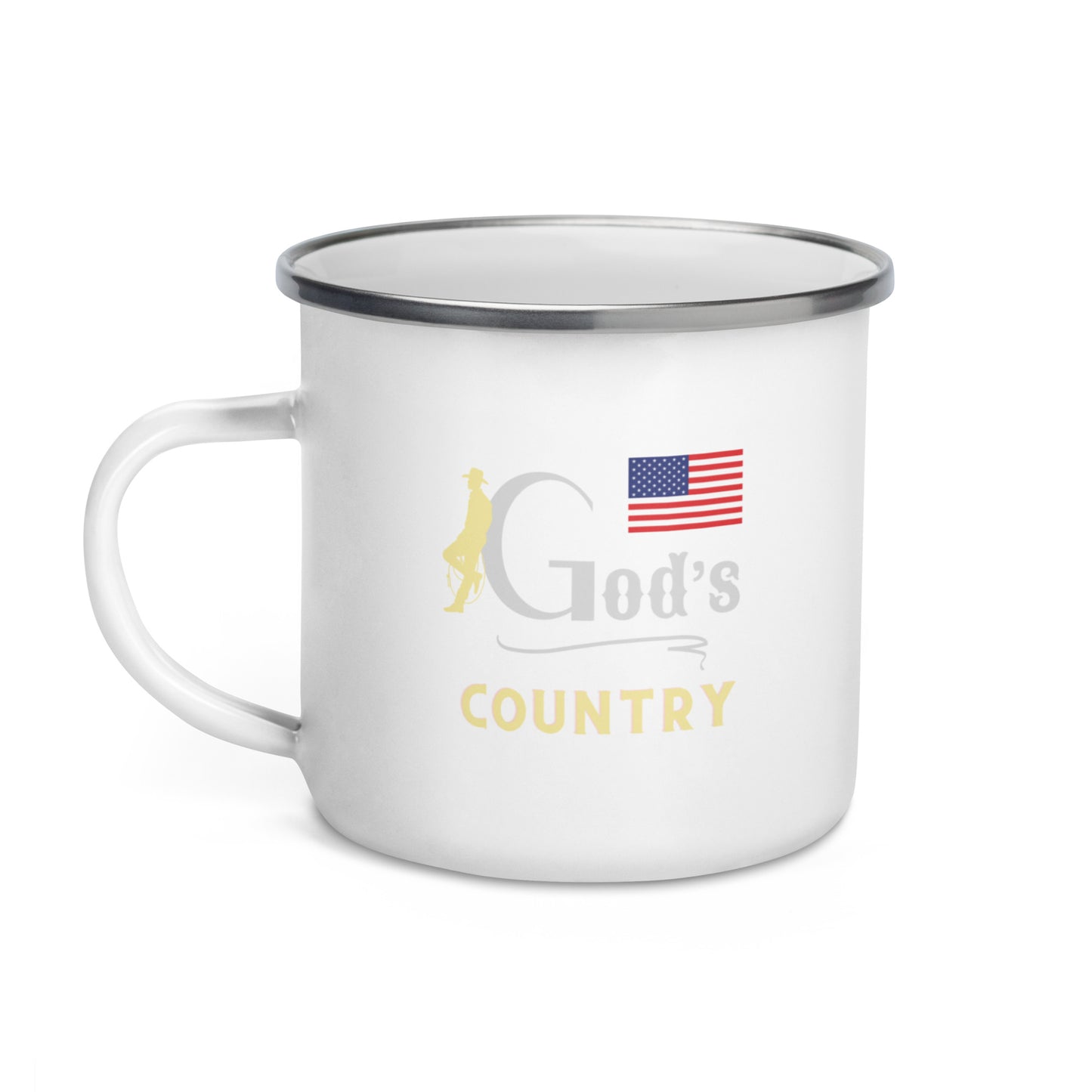 God's Country USA | Enamel Mug