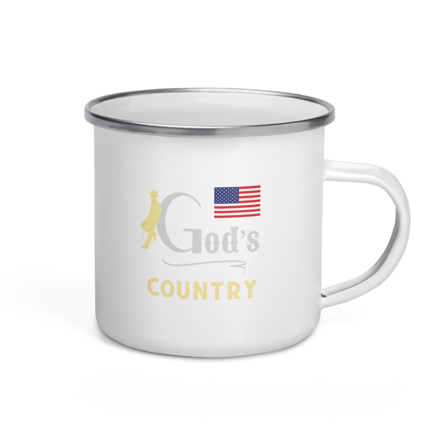 God's Country USA | Enamel Mug